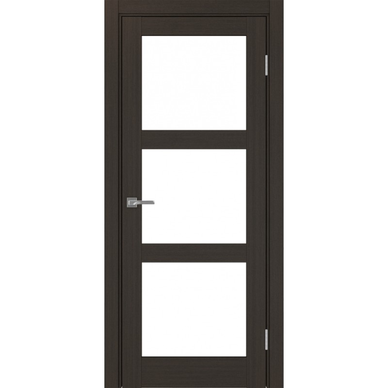 Межкомнатная дверь Турин 530.222, цвет венге FL, заполнение LACбелый, размер 200*80 см.