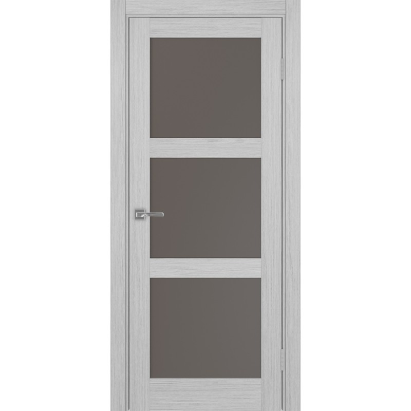 Межкомнатная дверь Турин 530.222, цвет дуб серый FL, заполнение LACчерный, размер 200*80 см.