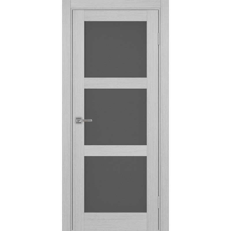 Межкомнатная дверь Турин 530.222, цвет дуб серый FL, заполнение Графит матовое, размер 200*80 см.
