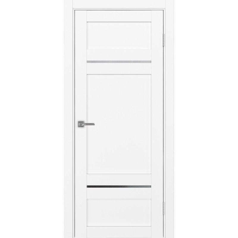 Межкомнатная дверь Турин 532.12121, цвет белый снежный, заполнение Мору, размер 200*40 см.