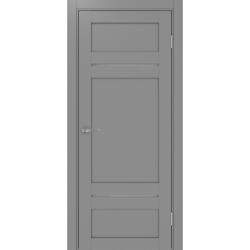 Межкомнатная дверь Турин 532.12121, цвет серый, заполнение Дали бесцветное, размер 200*80 см.