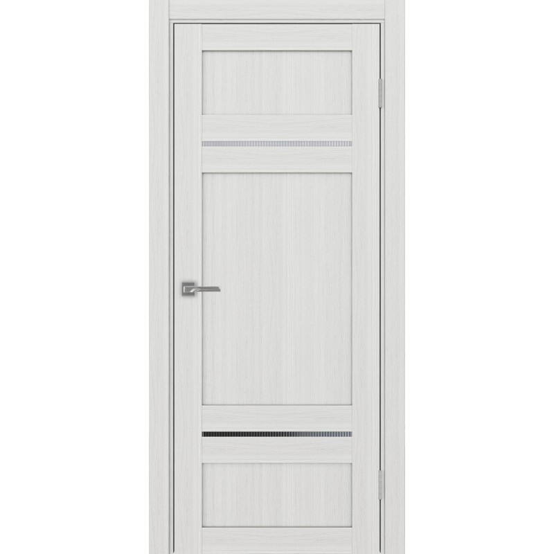 Межкомнатная дверь Турин 532.12121, цвет ясень серебристый, заполнение Мору, размер 200*80 см.