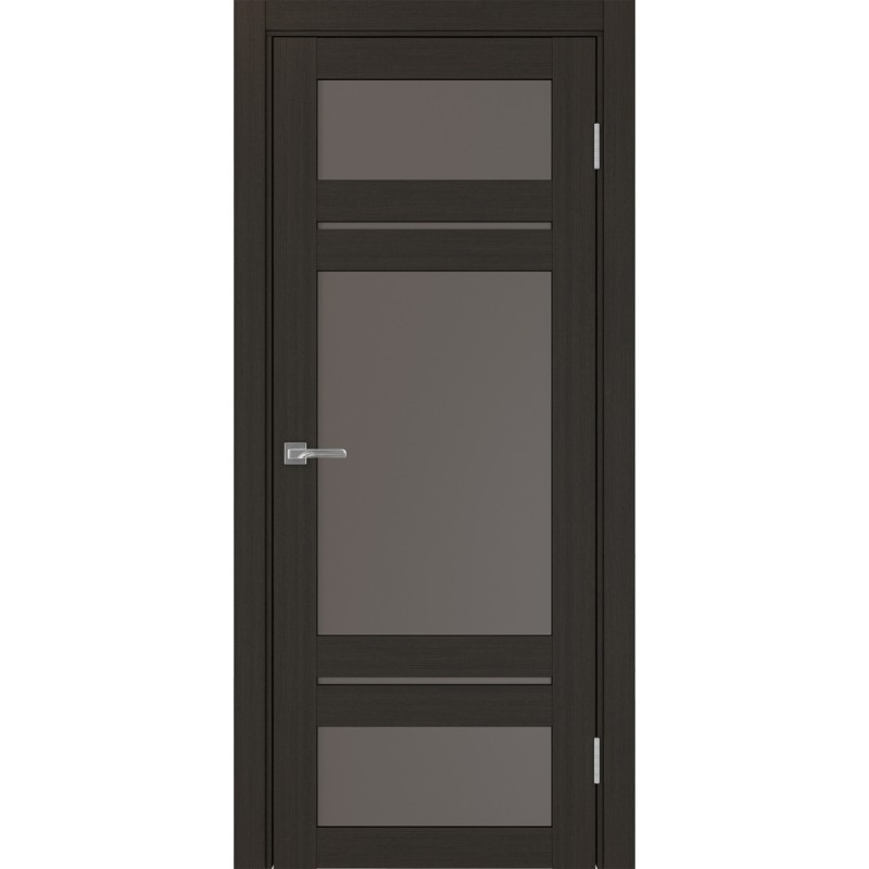 Межкомнатная дверь Турин 532.22222, цвет венге FL, заполнение Бронза матовое, размер 200*80 см.