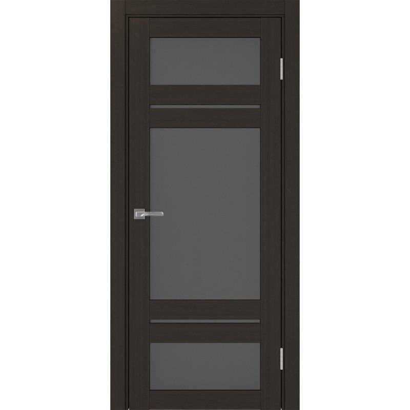Межкомнатная дверь Турин 532.22222, цвет венге FL, заполнение Графит матовое, размер 200*80 см.