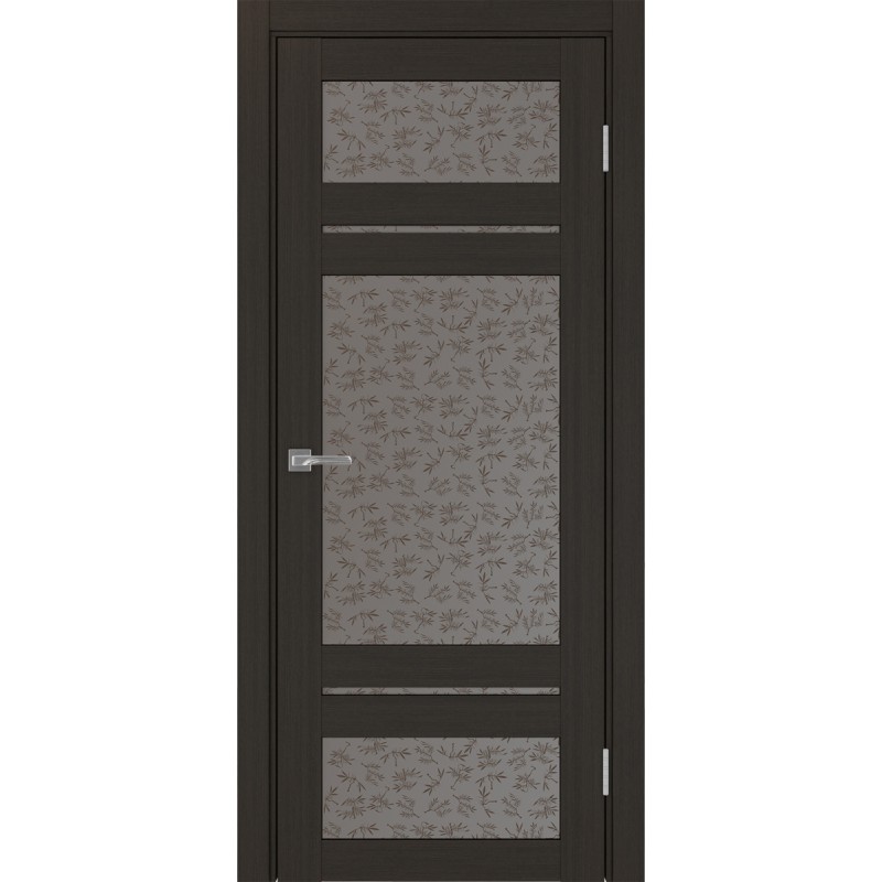 Межкомнатная дверь Турин 532.22222, цвет венге FL, заполнение Дали бронзовое, размер 200*80 см.