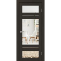 Турин 532.22222, цвет венге FL, заполнение Зеркало/Зеркало, размер 200*80 см.