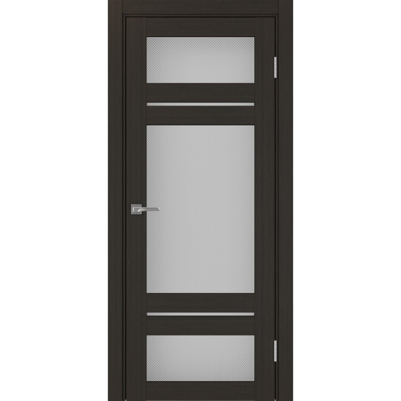 Межкомнатная дверь Турин 532.22222, цвет венге FL, заполнение Пунта бесцветное, размер 200*80 см.