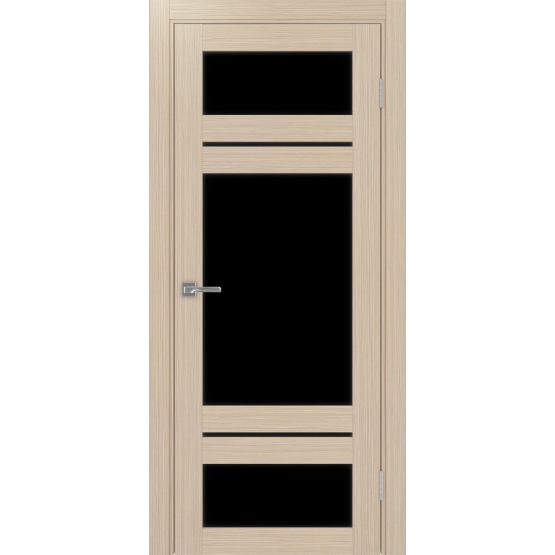 Межкомнатная дверь Турин 532.22222, цвет дуб беленый FL, заполнение LACчерный, размер 200*80 см.