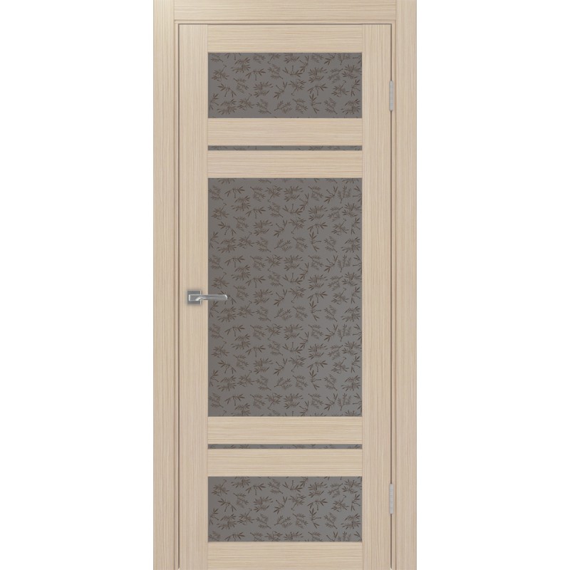 Межкомнатная дверь Турин 532.22222, цвет дуб беленый FL, заполнение Дали бронзовое, размер 200*80 см.