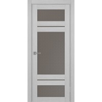 Турин 532.22222, цвет дуб серый FL, заполнение Пунта бронзовое, размер 200*80 см.