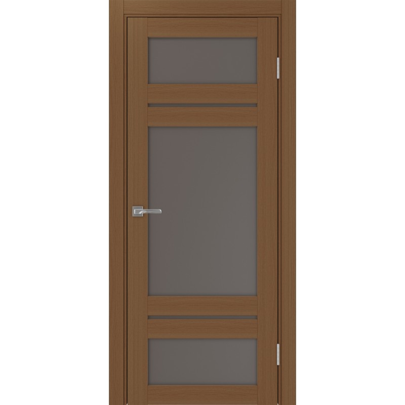 Межкомнатная дверь Турин 532.22222, цвет орех NL, заполнение Бронза матовое, размер 200*80 см.