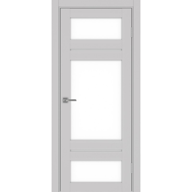 Межкомнатная дверь Турин 532.22222, цвет пепельный, заполнение LACбелый, размер 200*80 см.