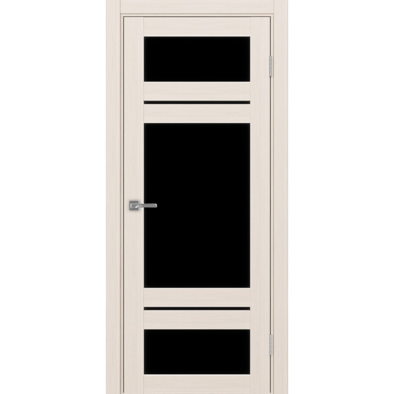 Межкомнатная дверь Турин 532.22222, цвет ясень перламутровый, заполнение LACчерный, размер 200*80 см.