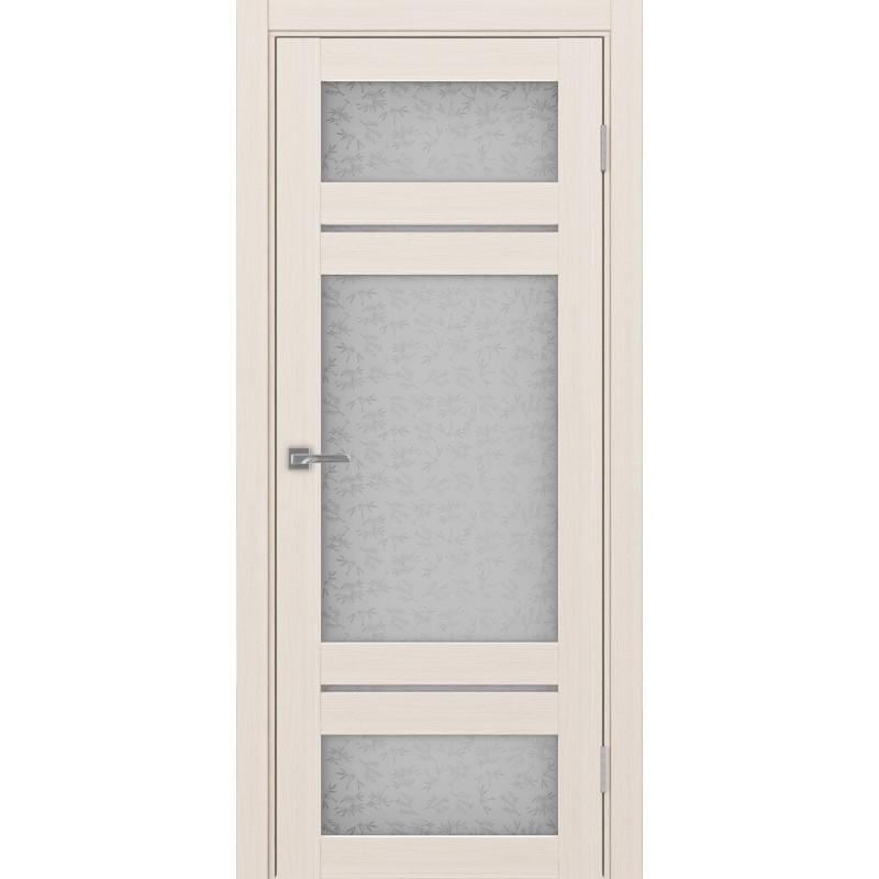 Межкомнатная дверь Турин 532.22222, цвет ясень перламутровый, заполнение Дали бесцветное, размер 200*80 см.