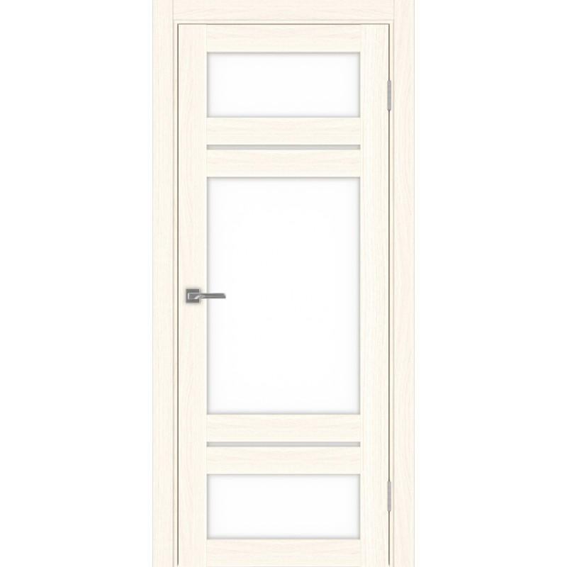 Межкомнатная дверь Турин 532.22222, цвет ясень светлый, заполнение LACбелый, размер 200*80 см.