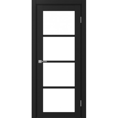 Турин 540.2222, цвет Антрацит стекло LACбелый, размер 80*200 см.