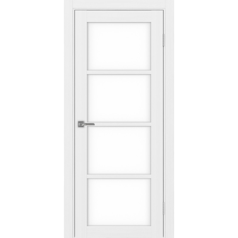 Межкомнатная дверь Турин 540.2222, цвет белый лёд, заполнение LACбелый, размер 200*80 см.