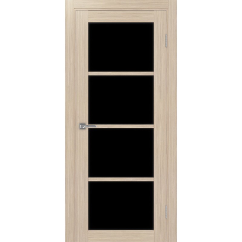 Межкомнатная дверь Турин 540.2222, цвет дуб беленый FL, заполнение LACчерный, размер 200*80 см.