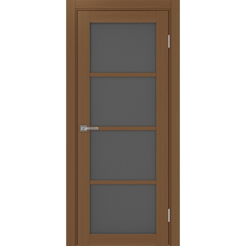 Межкомнатная дверь Турин 540.2222, цвет орех NL, заполнение Графит матовое, размер 200*80 см.