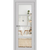 Турин 540.2222, цвет пепельный, заполнение Зеркало/Зеркало, размер 200*80 см.