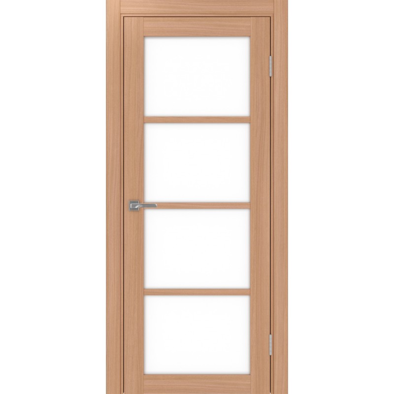 Межкомнатная дверь Турин 540.2222, цвет ясень тёмный, заполнение LACбелый, размер 200*80 см.