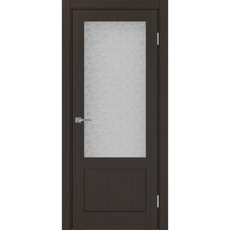 Межкомнатная дверь Турин 540ПФ.21, цвет венге FL, заполнение Дали бесцветное, размер 200*80 см.