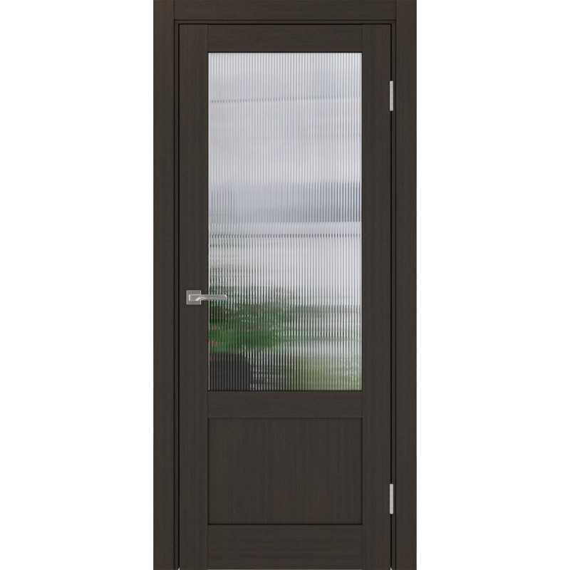 Межкомнатная дверь Турин 540ПФ.21, цвет венге FL, заполнение Мору, размер 200*80 см.