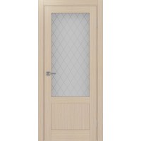 Турин 540ПФ.21, цвет дуб беленый FL, заполнение Кристалл бесцветное, размер 200*80 см.