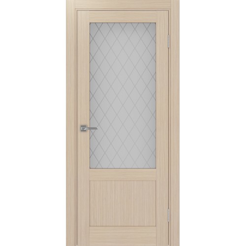 Турин 540ПФ.21, цвет дуб беленый FL, заполнение Кристалл бесцветное, размер 200*80 см.