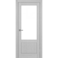 Турин 540ПФ.21, цвет Дуб Серый FL стекло LACбелый, размер 80*200 см.