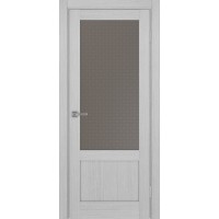 Турин 540ПФ.21, цвет дуб серый FL, заполнение Пунта бронзовое, размер 200*80 см.