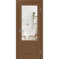 Турин 540ПФ.21, цвет орех NL, заполнение Зеркало/Зеркало, размер 200*80 см.