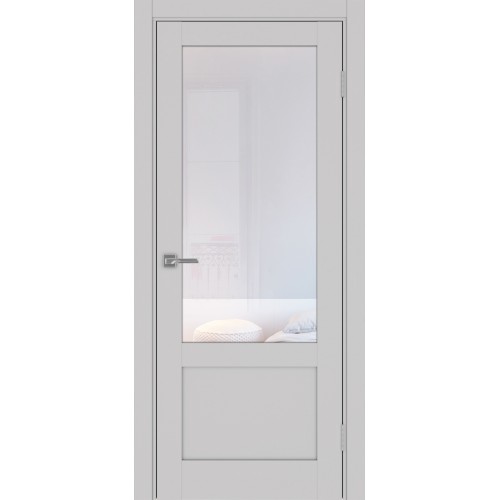 Турин 540ПФ.21, цвет пепельный, заполнение Прозрачное, размер 200*80 см.