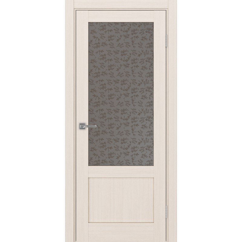 Межкомнатная дверь Турин 540ПФ.21, цвет ясень перламутровый, заполнение Дали бронзовое, размер 200*80 см.