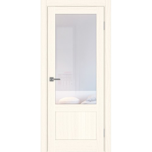 Турин 540ПФ.21, цвет ясень светлый, заполнение Прозрачное, размер 200*80 см.