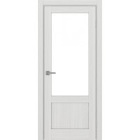 Турин 540ПФ.21, цвет Ясень серебристый стекло LACбелый, размер 80*200 см.