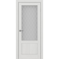 Турин 540ПФ.21, цвет Ясень серебристый стекло Кристалл б.цв размер 80*200 см.