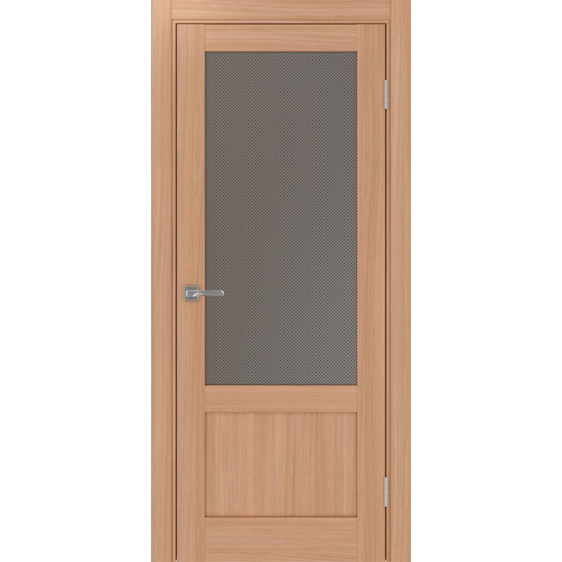 Межкомнатная дверь Турин 540ПФ.21, цвет ясень тёмный, заполнение Пунта бронзовое, размер 200*80 см.