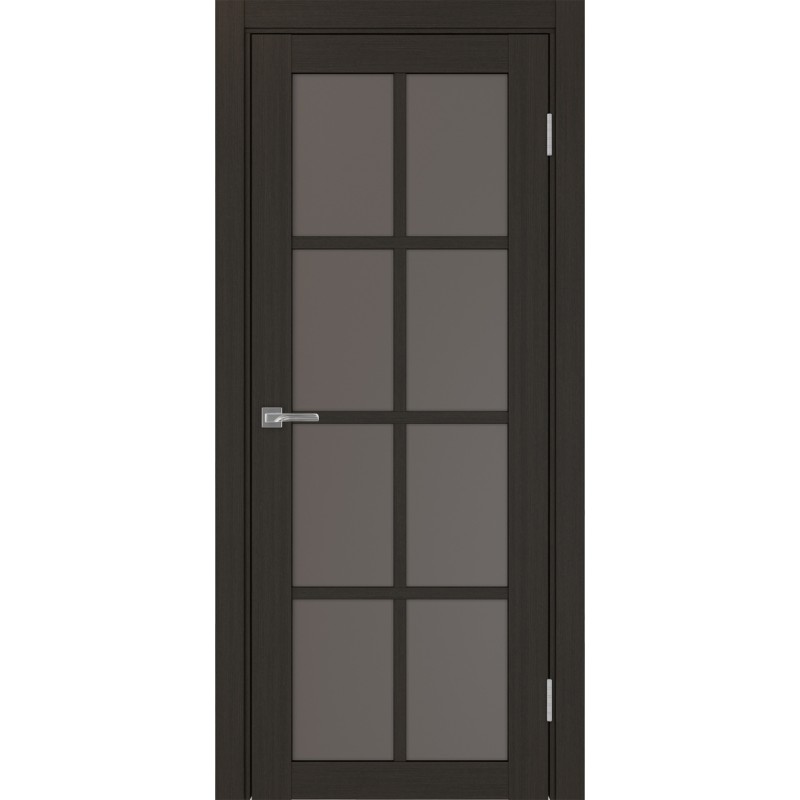 Межкомнатная дверь Турин 541.2222, цвет венге FL, заполнение Бронза матовое, размер 200*80 см.