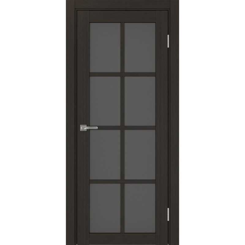 Межкомнатная дверь Турин 541.2222, цвет венге FL, заполнение Графит матовое, размер 200*80 см.