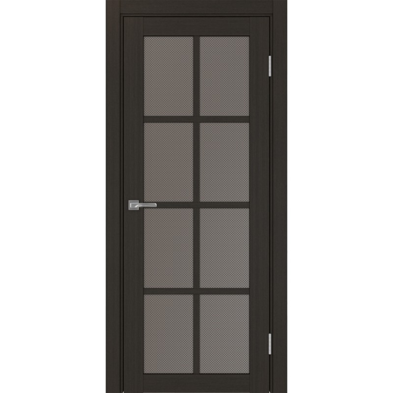 Межкомнатная дверь Турин 541.2222, цвет венге FL, заполнение Пунта бронзовое, размер 200*80 см.