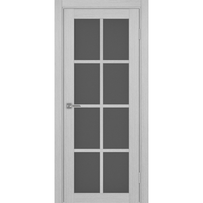Межкомнатная дверь Турин 541.2222, цвет дуб серый FL, заполнение Графит матовое, размер 200*80 см.
