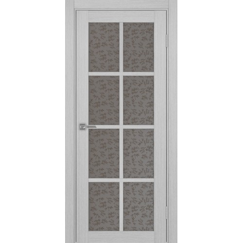 Турин 541.2222, цвет дуб серый FL, заполнение Дали бронзовое, размер 200*80 см.