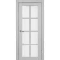 Турин 541.2222, цвет Дуб Серый FL стекло Мателюкс, размер 80*200 см.