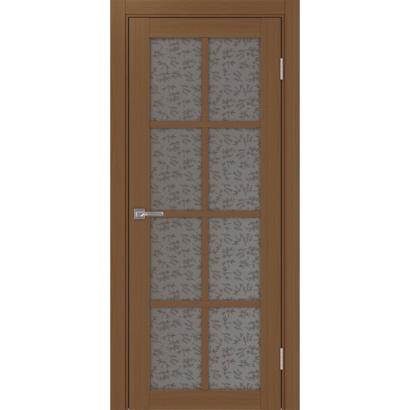 Межкомнатная дверь Турин 541.2222, цвет орех NL, заполнение Дали бронзовое, размер 200*80 см.
