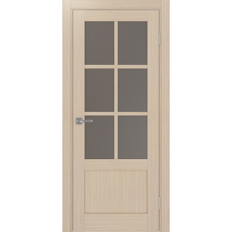 Межкомнатная дверь Турин 541ПФ.2221, цвет дуб беленый FL, заполнение Пунта бронзовое, размер 200*80 см.