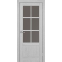 Турин 541ПФ.2221, цвет Дуб Серый FL стекло Бронза матовое, размер 80*200 см.