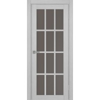 Турин 542.2222, цвет дуб серый FL, заполнение Бронза матовое, размер 200*80 см.