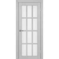 Турин 542.2222, цвет Дуб Серый FL стекло Мателюкс, размер 80*200 см.