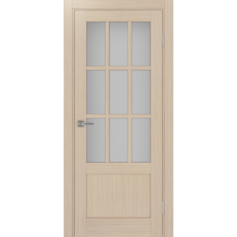 Межкомнатная дверь Турин 542ПФ.2221, цвет дуб беленый FL, заполнение Пунта бесцветное, размер 200*80 см.